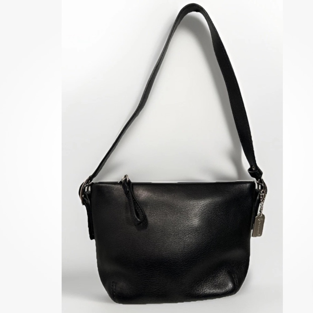 Vintage Coach Legacy Black  Leather Demi Mini Bag (posh fam discount)